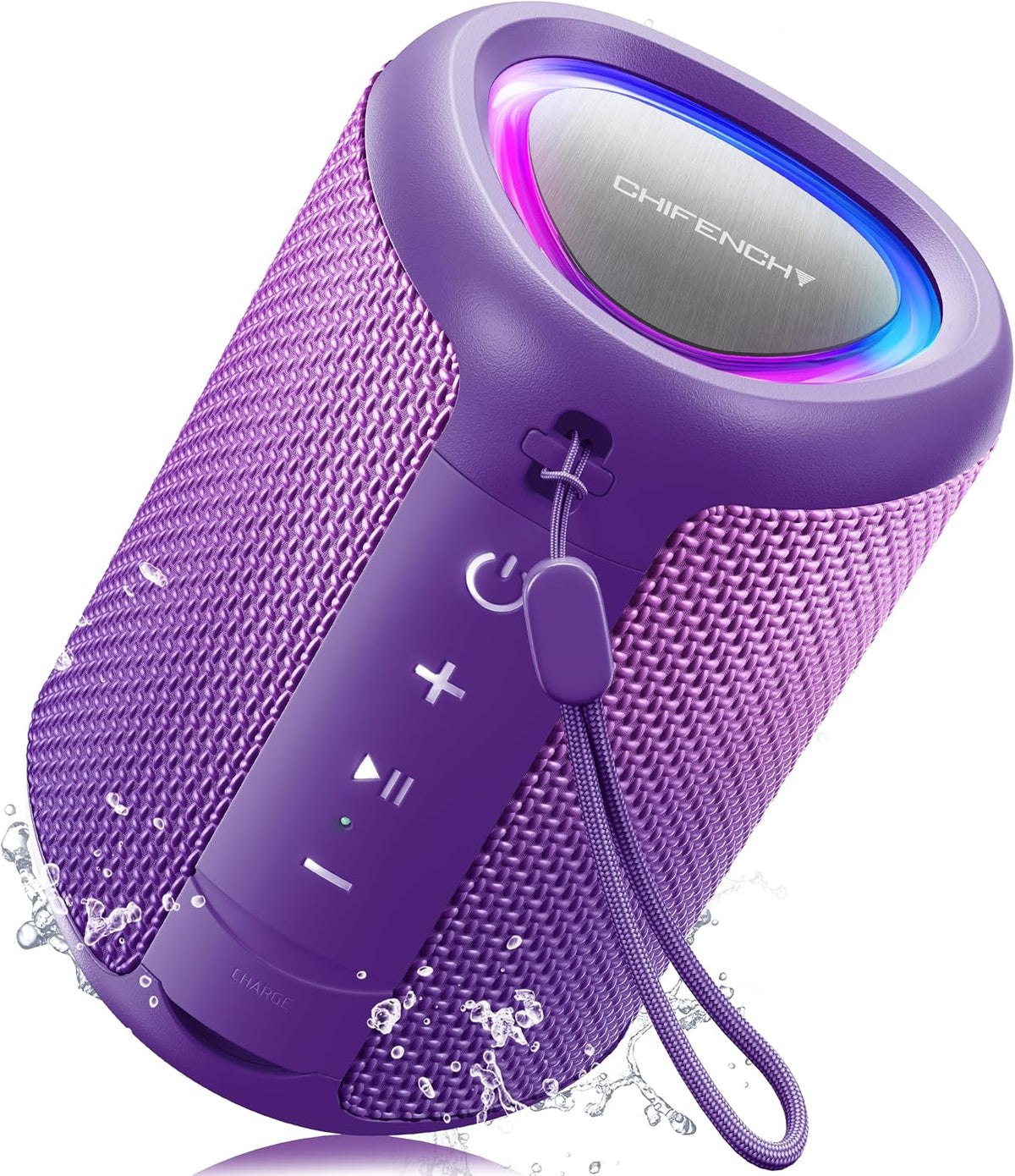 Portable Bluetooth Speaker Beach Essentials: IPX5 Waterproof for Outdoor/Powerful HD Sound/Dynamic Light/All Day Playtime/Wireless BT 5.3/TWS Pairing, Travel|Camping|Pool Accessorie, School Supplies