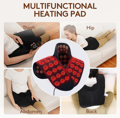 Far Infrared Heating Pad for Neck and Shoulder and Back Pain Relief