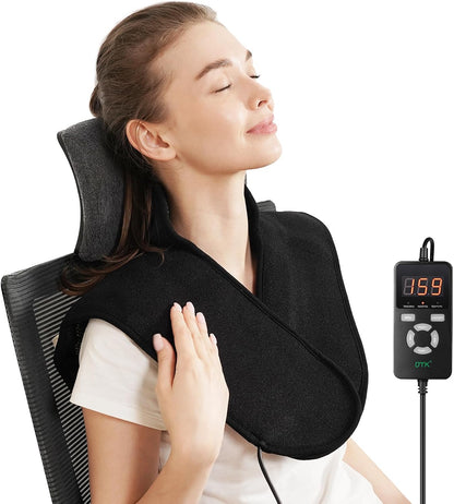 Far Infrared Heating Pad for Neck and Shoulder and Back Pain Relief