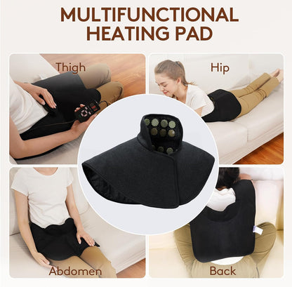 Far Infrared Heating Pad for Neck and Shoulder and Back Pain Relief