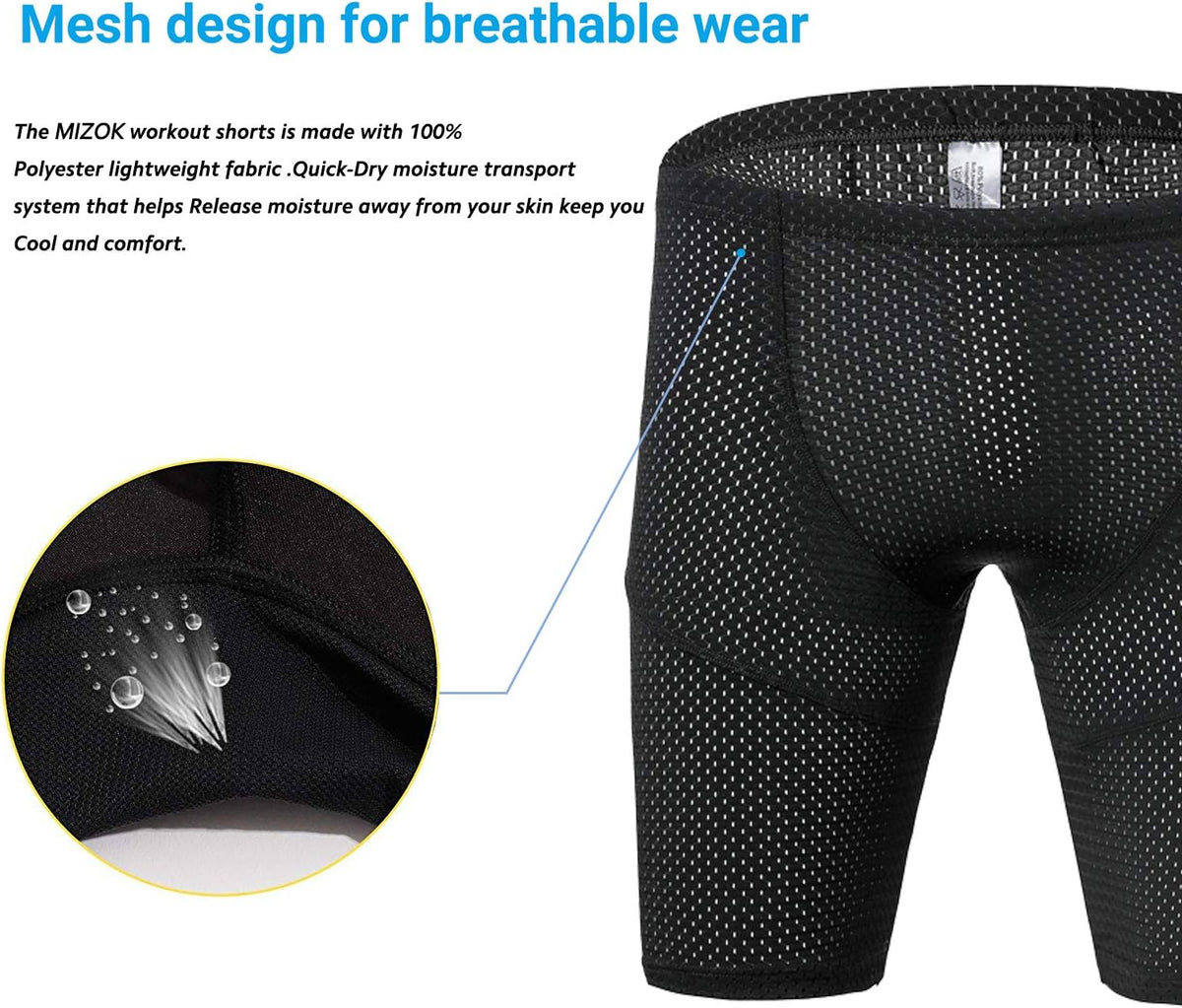 Men's Tight Yoga Mesh Training Bodybuilding Gym Workout Shorts Jammer Swimsuit