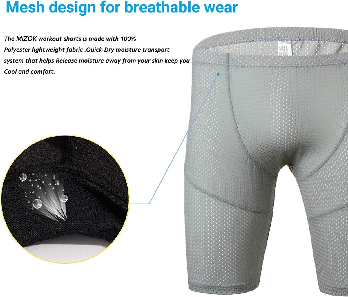 Men's Tight Yoga Mesh Training Bodybuilding Gym Workout Shorts Jammer Swimsuit