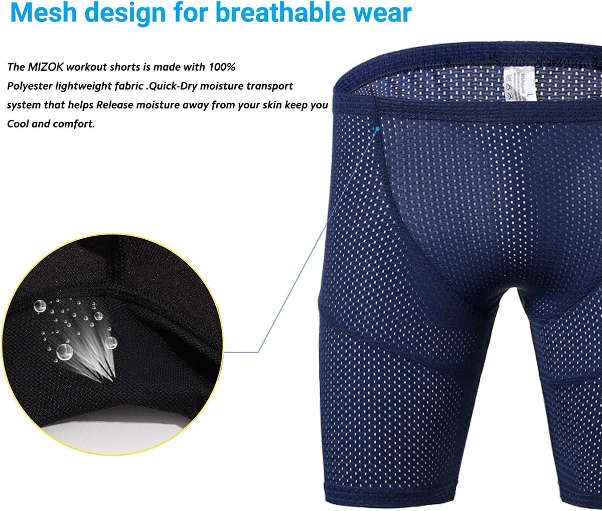 Men's Tight Yoga Mesh Training Bodybuilding Gym Workout Shorts Jammer Swimsuit