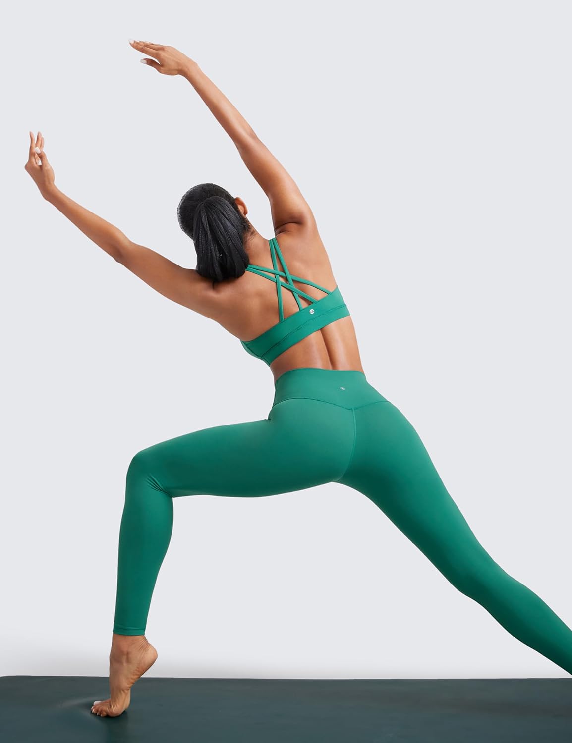 Naked Feeling Strappy Sports Bras | Medium Support, Removable Pads, Yoga, Sleek, Scoop Neck, for Women
