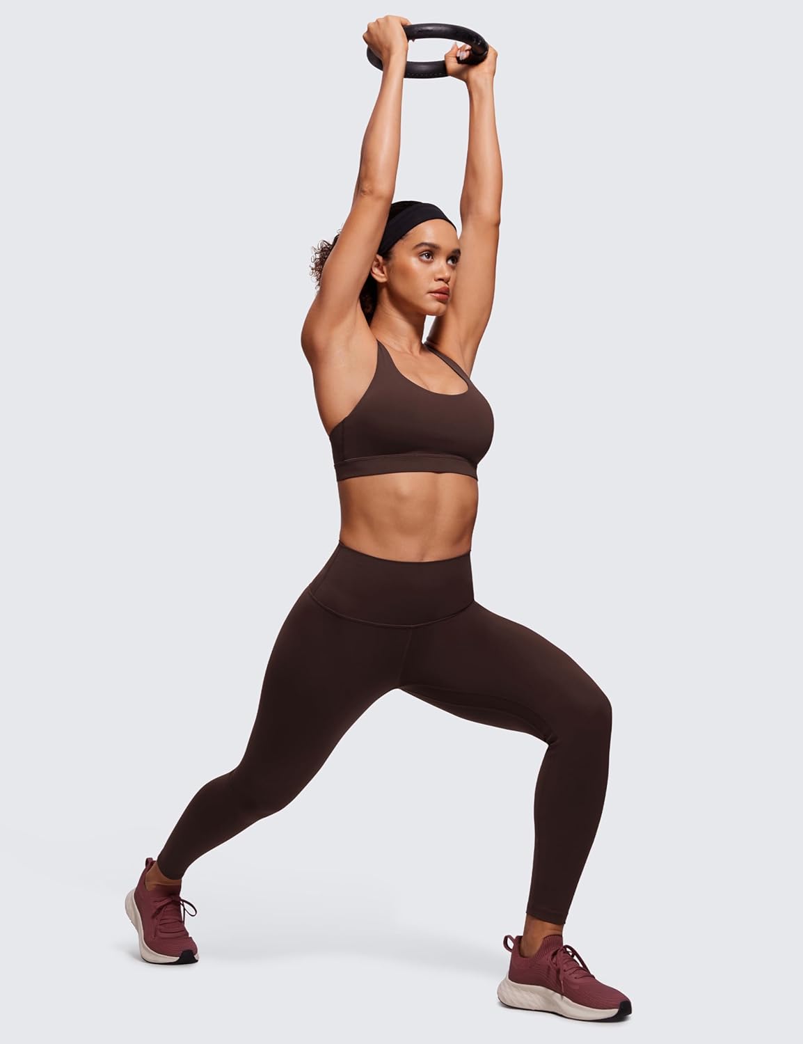 Naked Feeling Strappy Sports Bras | Medium Support, Removable Pads, Yoga, Sleek, Scoop Neck, for Women
