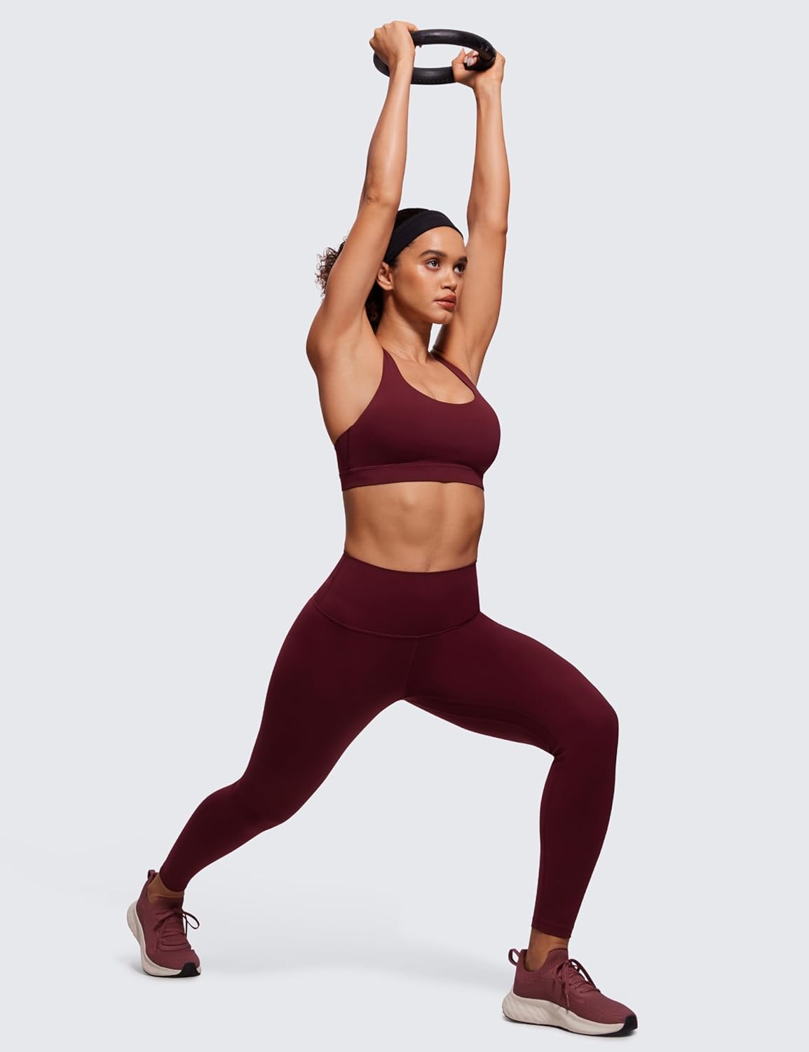 Naked Feeling Strappy Sports Bras | Medium Support, Removable Pads, Yoga, Sleek, Scoop Neck, for Women