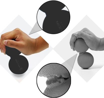 Peanut Massage Ball - Double Lacrosse Massage Ball & Mobility Ball for Physical Therapy - Deep Tissue Massage Tool for Myofascial Release, Muscle Relaxer, Acupoint Massage