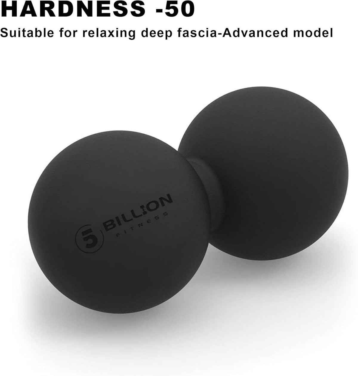 Peanut Massage Ball - Double Lacrosse Massage Ball & Mobility Ball for Physical Therapy - Deep Tissue Massage Tool for Myofascial Release, Muscle Relaxer, Acupoint Massage