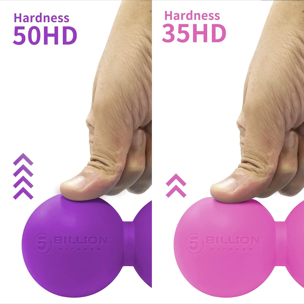 Peanut Massage Ball - Double Lacrosse Massage Ball & Mobility Ball for Physical Therapy - Deep Tissue Massage Tool for Myofascial Release, Muscle Relaxer, Acupoint Massage