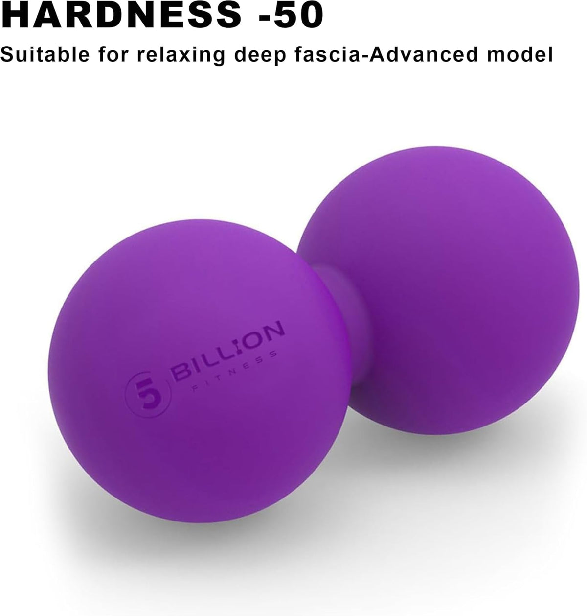 Peanut Massage Ball - Double Lacrosse Massage Ball & Mobility Ball for Physical Therapy - Deep Tissue Massage Tool for Myofascial Release, Muscle Relaxer, Acupoint Massage