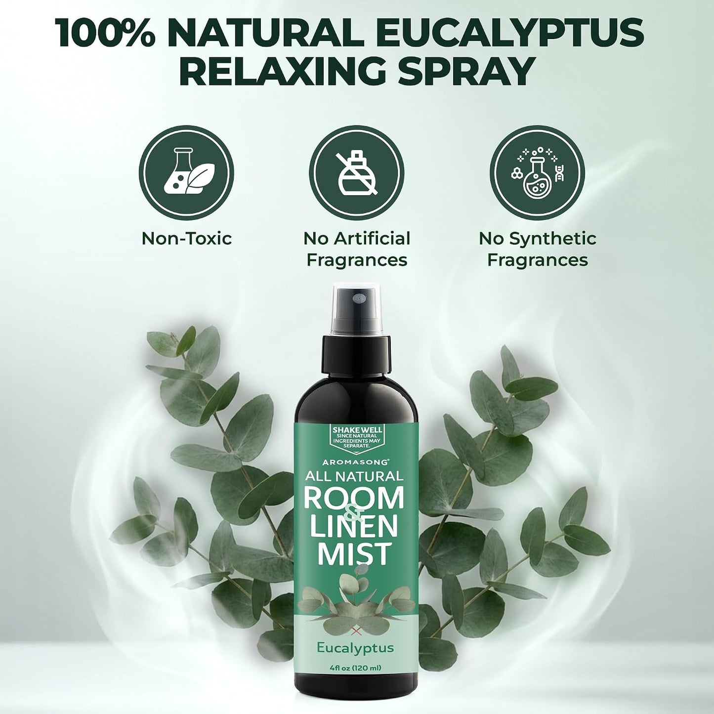 All-Natural Extra Strength Lavender Spray for Sleep - Room & Linen Spray for Pillows and Sheets 4 Fl Oz.