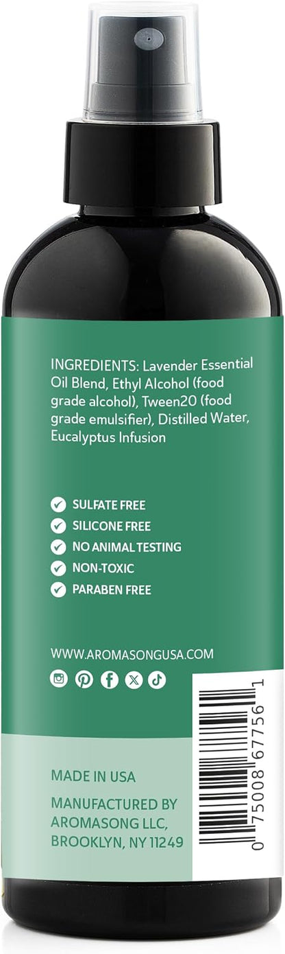 All-Natural Extra Strength Lavender Spray for Sleep - Room & Linen Spray for Pillows and Sheets 4 Fl Oz.