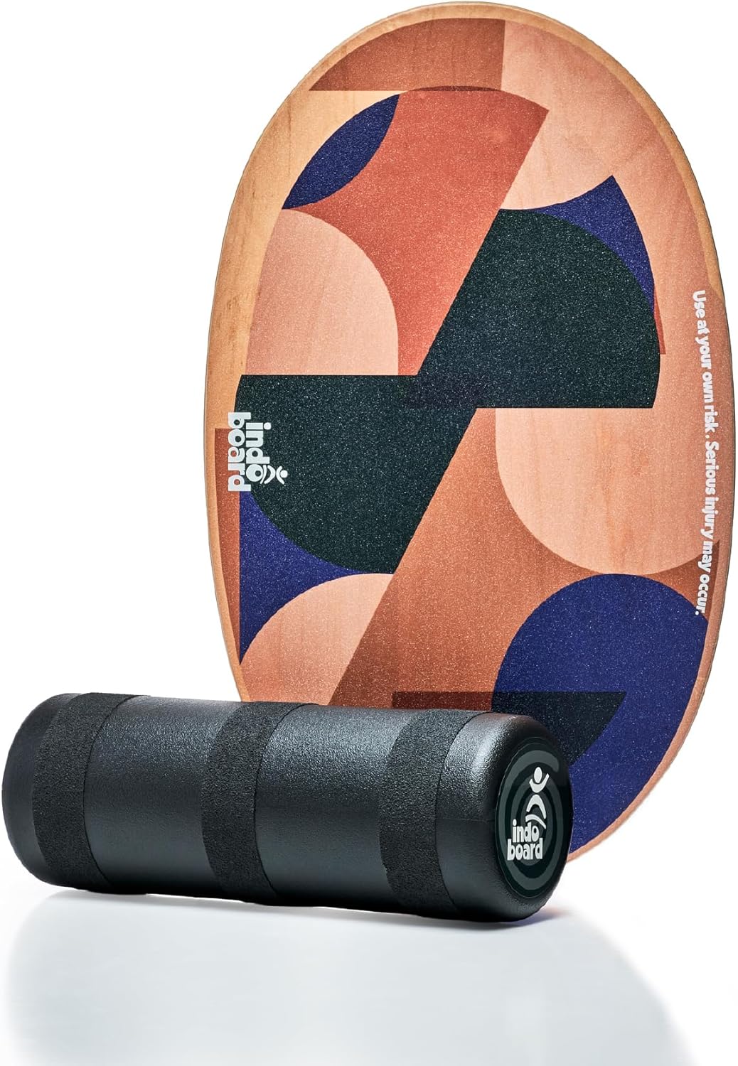 The Original - Balance Board Trainer for Core Strength, Stability & Athletic Performance - Surfing, Skateboarding, Snowboarding, Yoga, Physical Therapy & More. Includes Board and Roller.