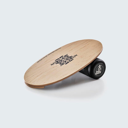 The Original - Balance Board Trainer for Core Strength, Stability & Athletic Performance - Surfing, Skateboarding, Snowboarding, Yoga, Physical Therapy & More. Includes Board and Roller.
