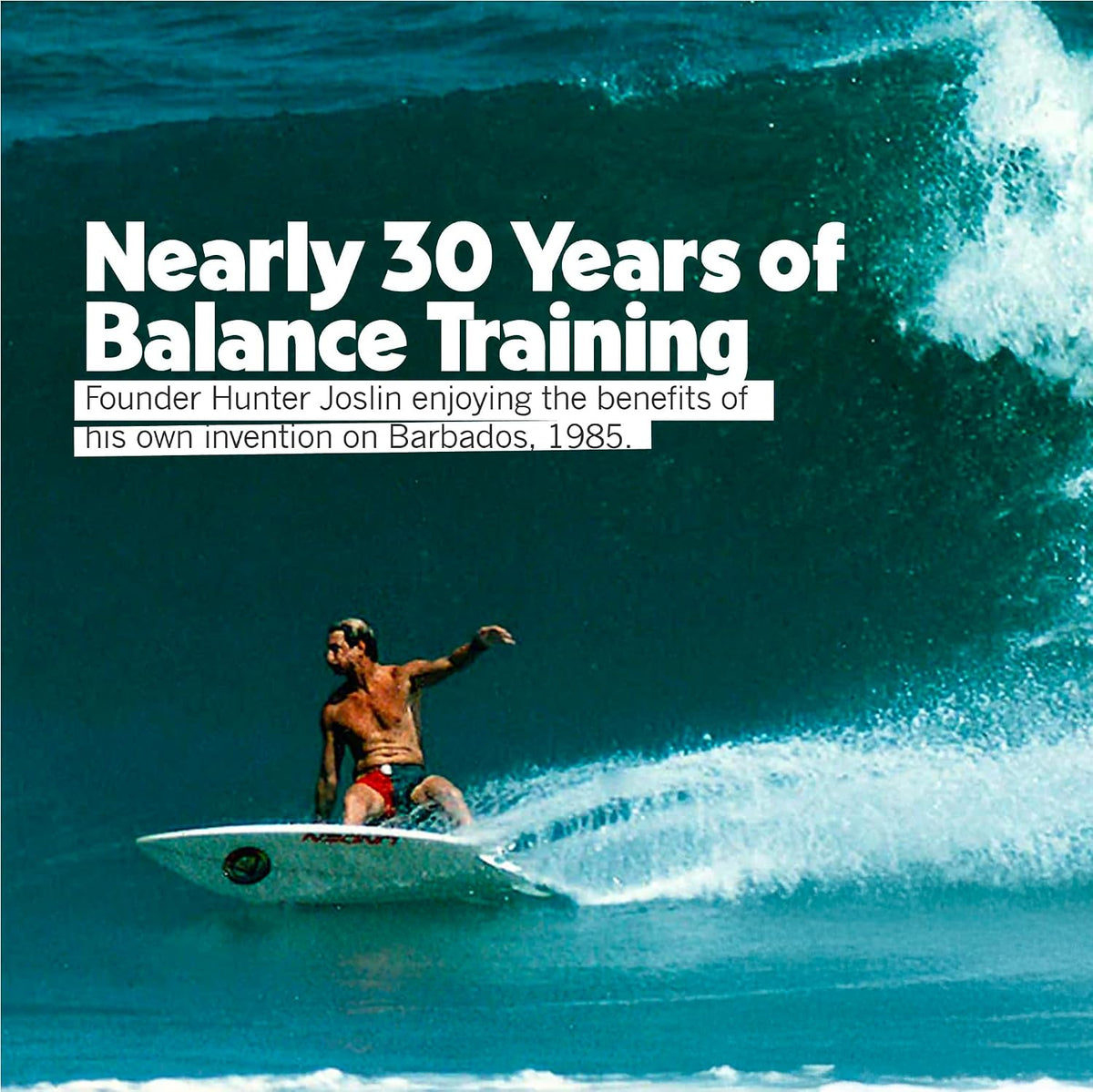 The Original - Balance Board Trainer for Core Strength, Stability & Athletic Performance - Surfing, Skateboarding, Snowboarding, Yoga, Physical Therapy & More. Includes Board and Roller.