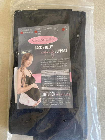 Made in USA Pregnancy Belly Band, Soft & Breathable Maternity Belly Band – Pregnancy Belt for Back, Pelvic & Waist