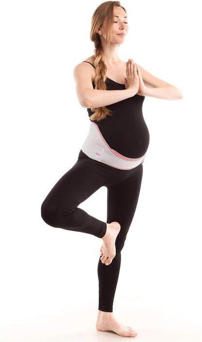 Made in USA Pregnancy Belly Band, Soft & Breathable Maternity Belly Band – Pregnancy Belt for Back, Pelvic & Waist