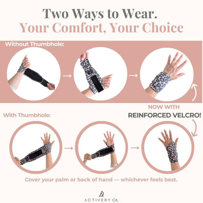 Carpal Tunnel Wrist Brace Left Hand, Right Hand for Women, Day or Night Compression Wrist Support Brace for Fitness, Keyboard Use, or Overnight Support, 2 Pack, Purple Tie Dye Print