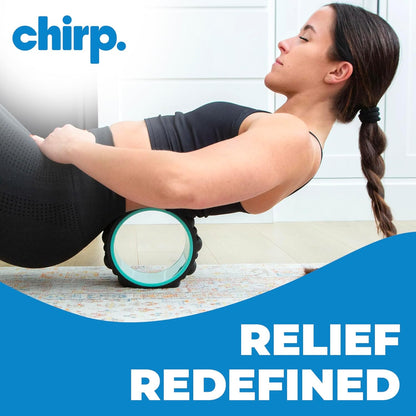 Wheel XR 3-Pack Foam Roller Set, Back & Neck Pain, 10/6/4" Black