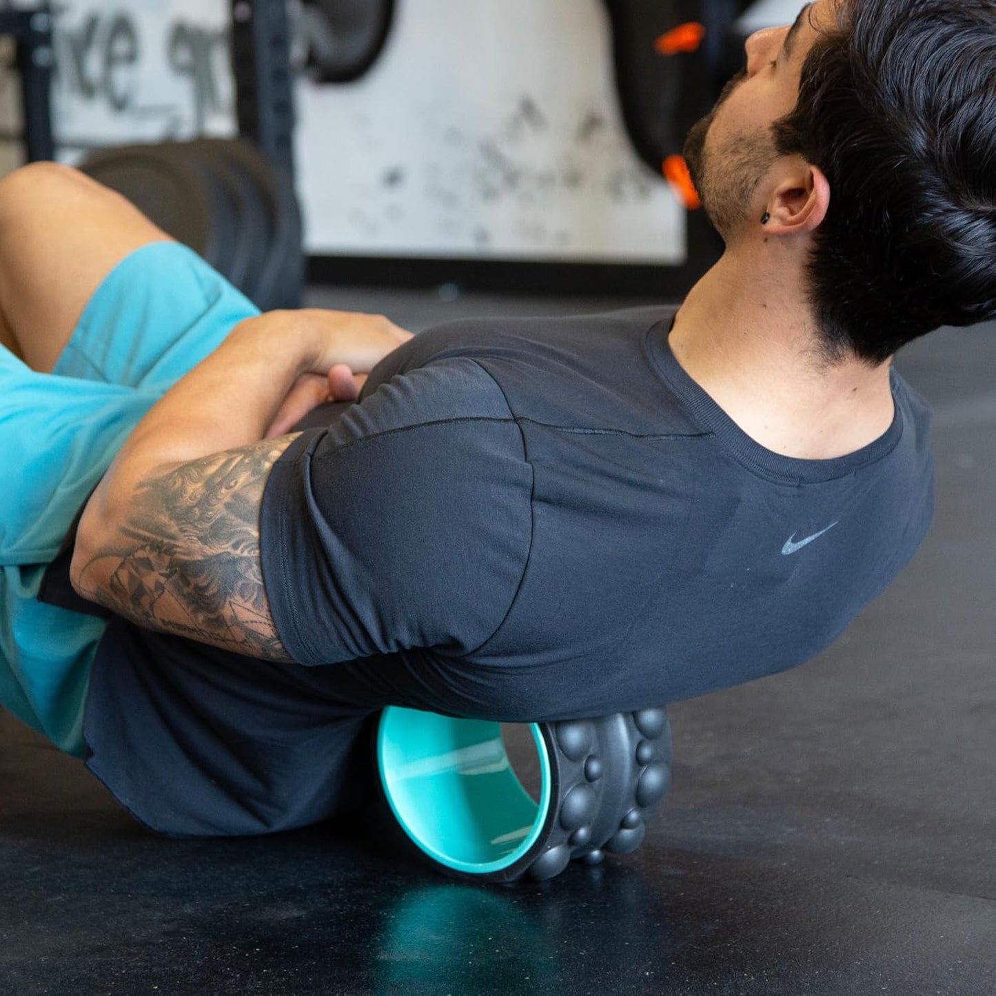 Wheel XR 3-Pack Foam Roller Set, Back & Neck Pain, 10/6/4" Black