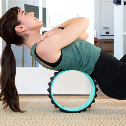 Wheel XR 3-Pack Foam Roller Set, Back & Neck Pain, 10/6/4" Black