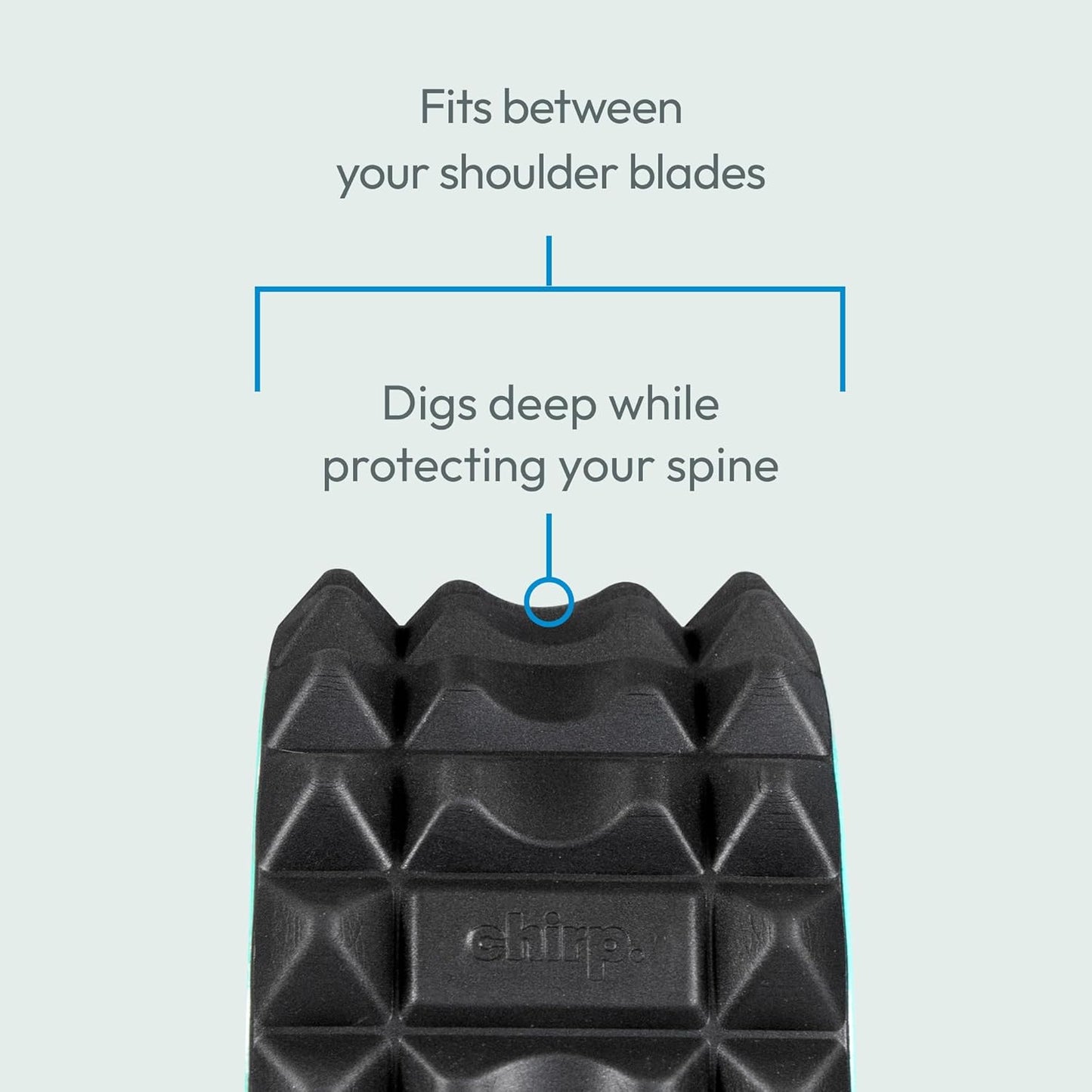 Wheel XR 3-Pack Foam Roller Set, Back & Neck Pain, 10/6/4" Black