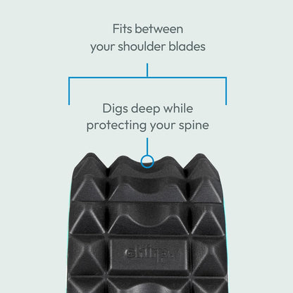 Wheel XR 3-Pack Foam Roller Set, Back & Neck Pain, 10/6/4" Black