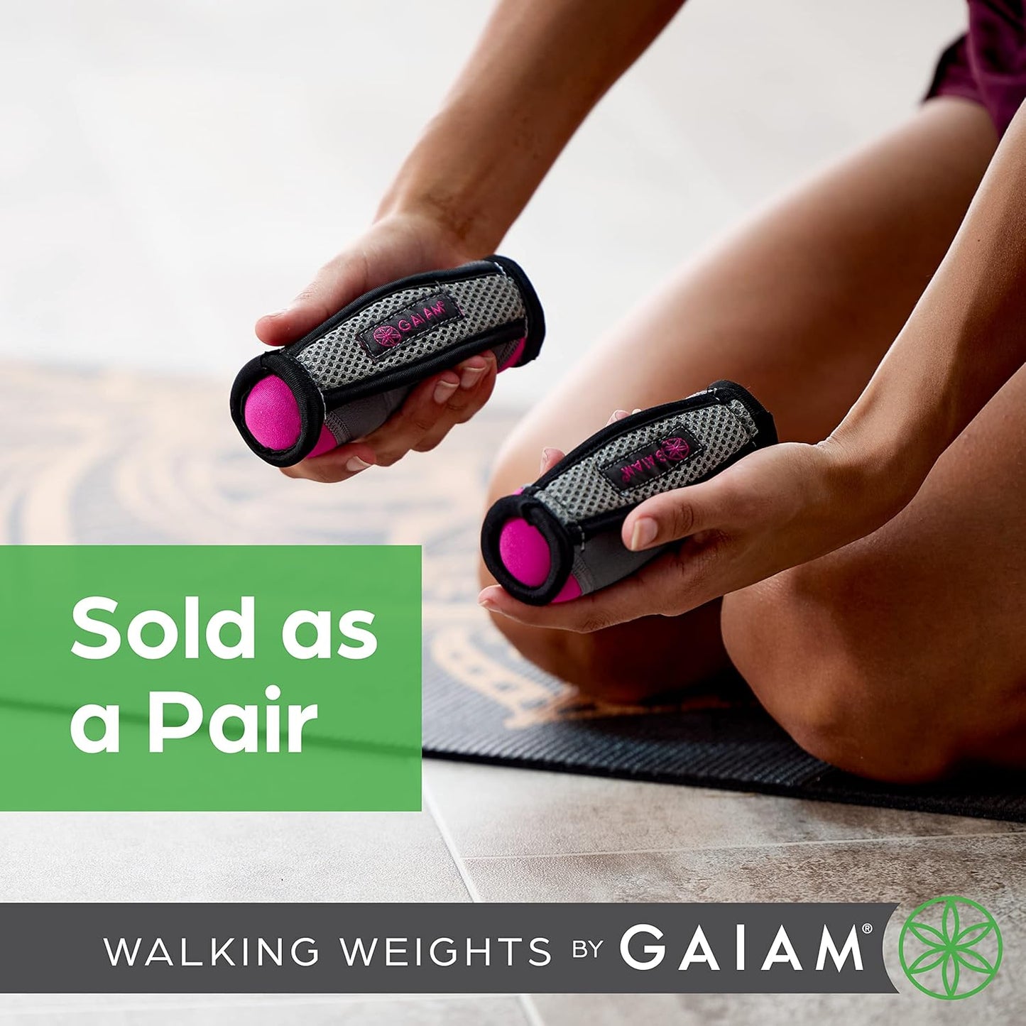 Hand Weights for Women & Men Soft Dumbbell Walking Hand Weight Sets with Hand Strap