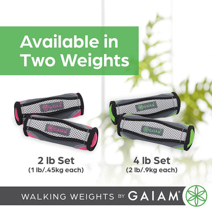 Hand Weights for Women & Men Soft Dumbbell Walking Hand Weight Sets with Hand Strap