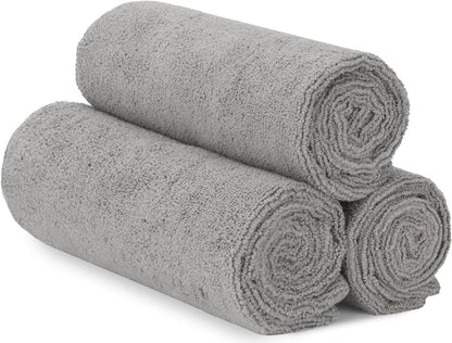. Microfiber Gym Towels, Yoga Towel for Home and Gym Bag, 16 Inch x 27 Inch, 3 Pack