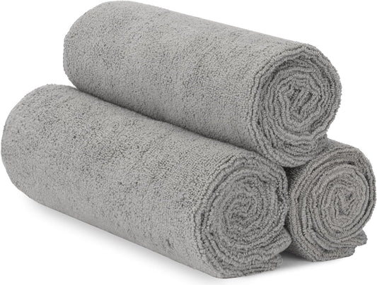 . Microfiber Gym Towels, Yoga Towel for Home and Gym Bag, 16 Inch x 27 Inch, 3 Pack