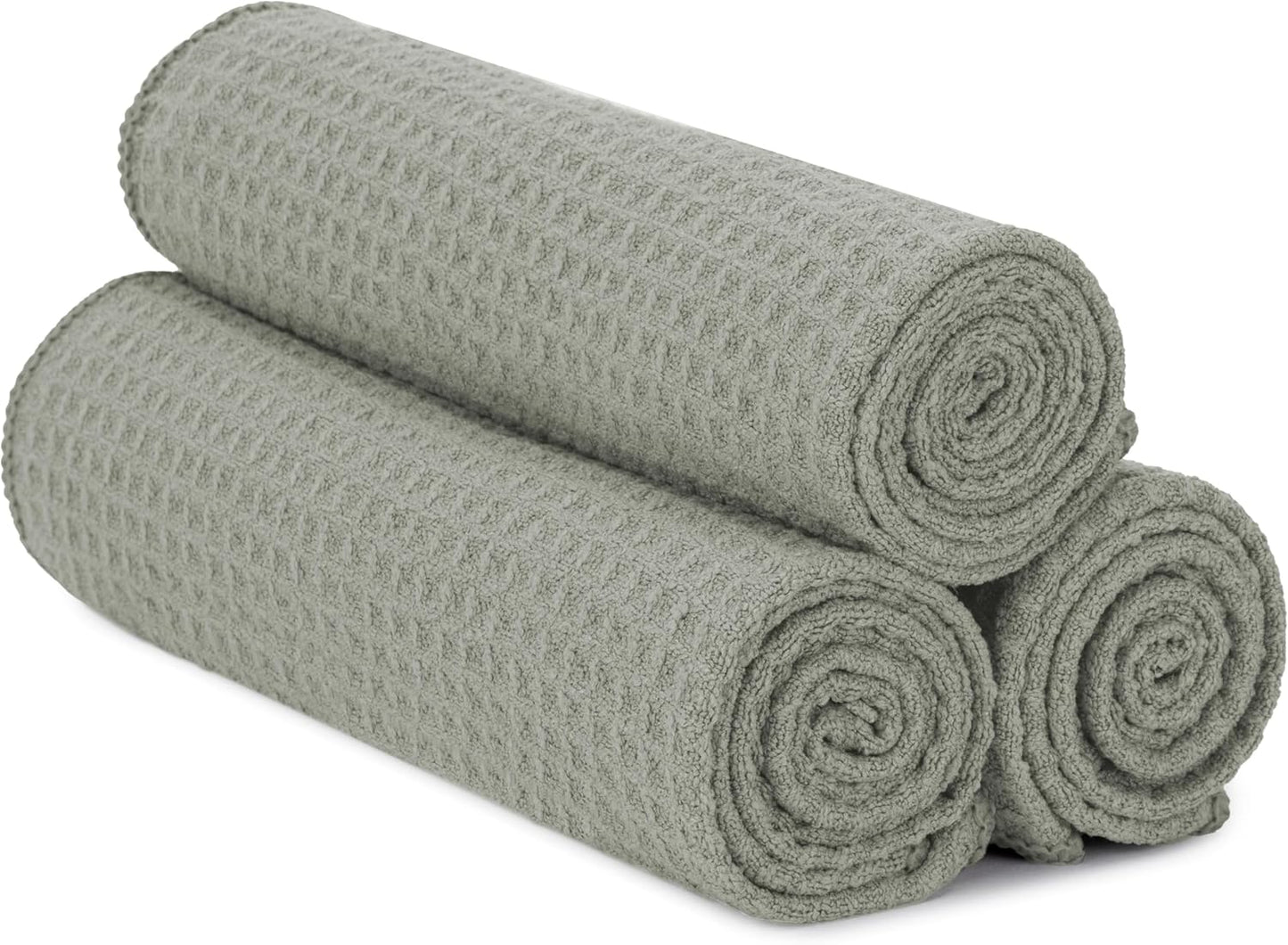 . Microfiber Gym Towels, Yoga Towel for Home and Gym Bag, 16 Inch x 27 Inch, 3 Pack