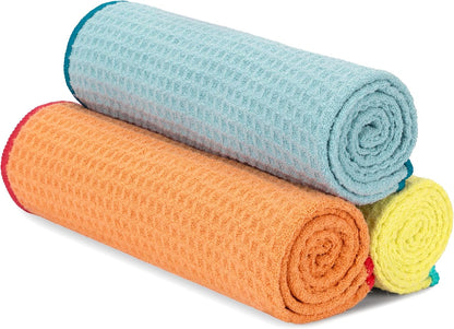 . Microfiber Gym Towels, Yoga Towel for Home and Gym Bag, 16 Inch x 27 Inch, 3 Pack