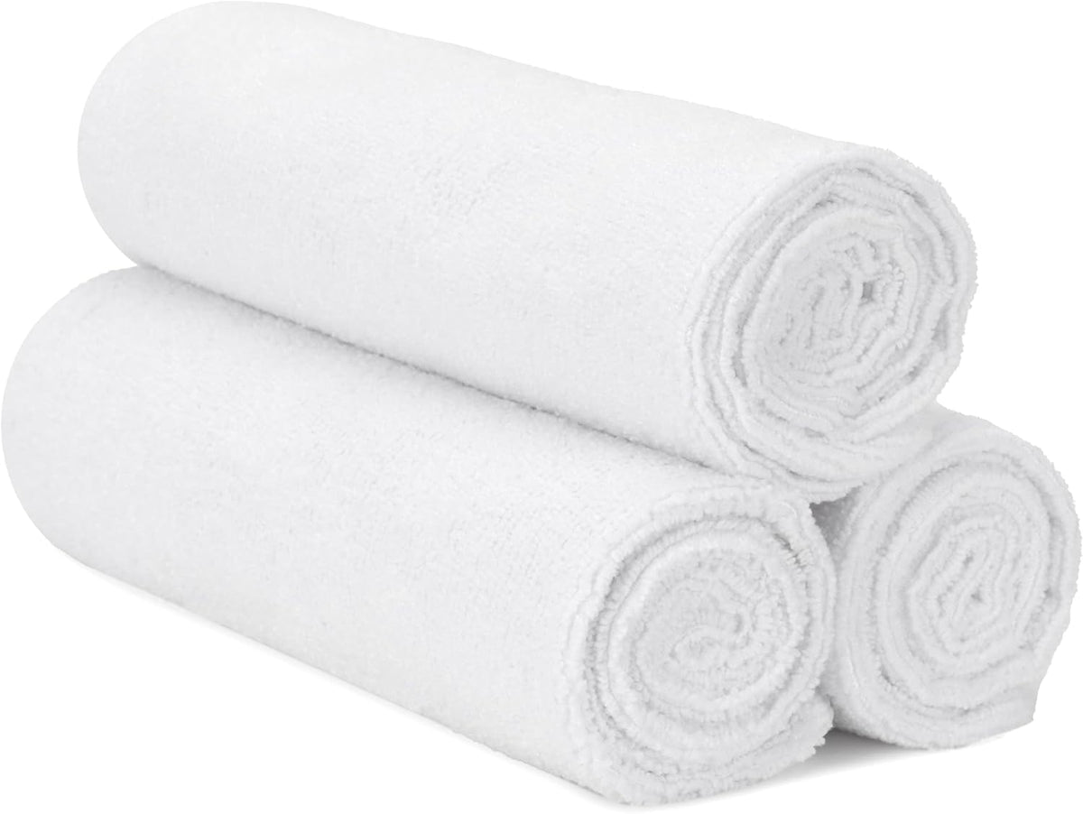 . Microfiber Gym Towels, Yoga Towel for Home and Gym Bag, 16 Inch x 27 Inch, 3 Pack