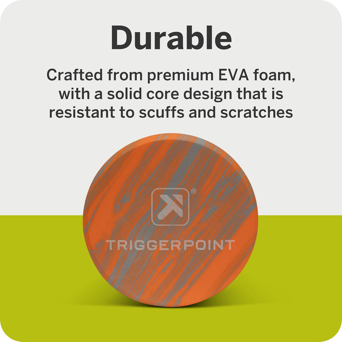 TriggerPoint Foundation Roller - Premium EVA Foam Muscle Recovery and Flexibility Roller, Soft Compression for Injury Prevention, Travel-Friendly, Ideal for Athletes