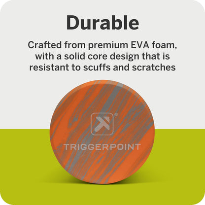 TriggerPoint Foundation Roller - Premium EVA Foam Muscle Recovery and Flexibility Roller, Soft Compression for Injury Prevention, Travel-Friendly, Ideal for Athletes