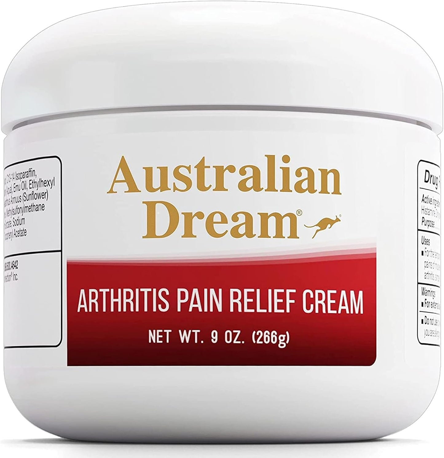 Arthritis Pain Relief Cream, 4 oz Jar