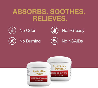 Arthritis Pain Relief Cream, 4 oz Jar