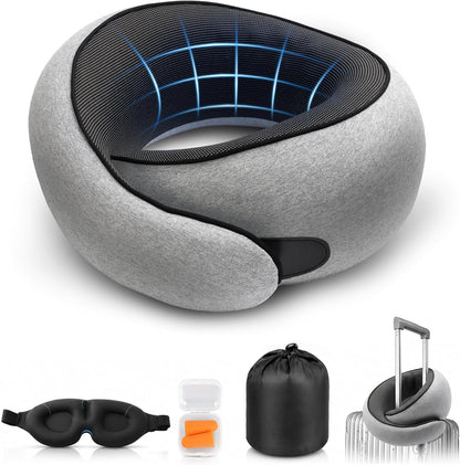 Purroch G-Shape Memory Foam Travel Pillow, Neck Pillow