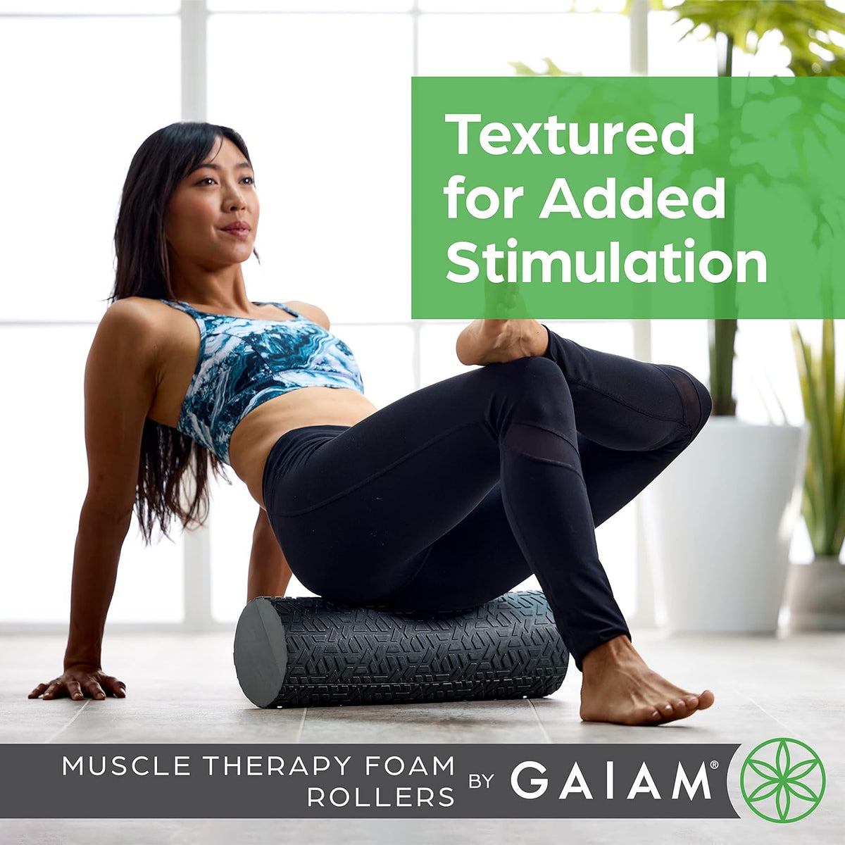 Restore Foam Roller, Muscle Recovery, 36" Long | High-Density EVA Foam | Deep Tissue Massage | Pre & Post-Workout Muscle Recovery | Multiple Sizes | Home & Gym
