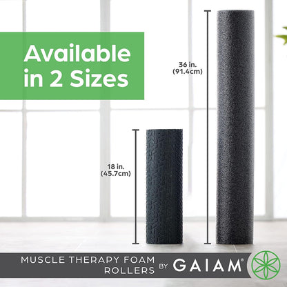 Restore Foam Roller, Muscle Recovery, 36" Long | High-Density EVA Foam | Deep Tissue Massage | Pre & Post-Workout Muscle Recovery | Multiple Sizes | Home & Gym