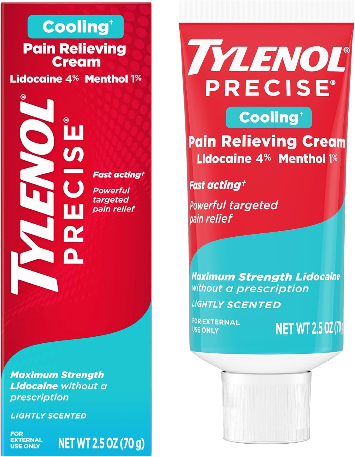 Precise Cooling Sensation Pain Relieving Cream, 4 oz