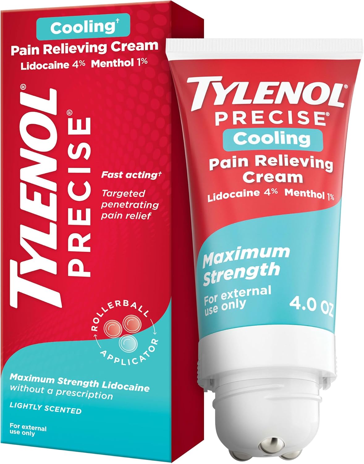 Precise Cooling Sensation Pain Relieving Cream, 4 oz
