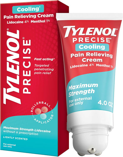Precise Cooling Sensation Pain Relieving Cream, 4 oz