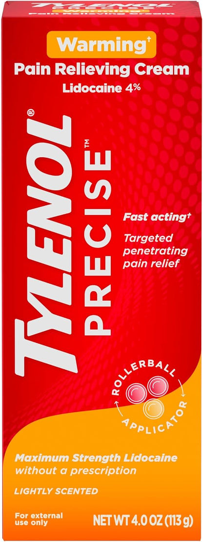 Precise Cooling Sensation Pain Relieving Cream, 4 oz