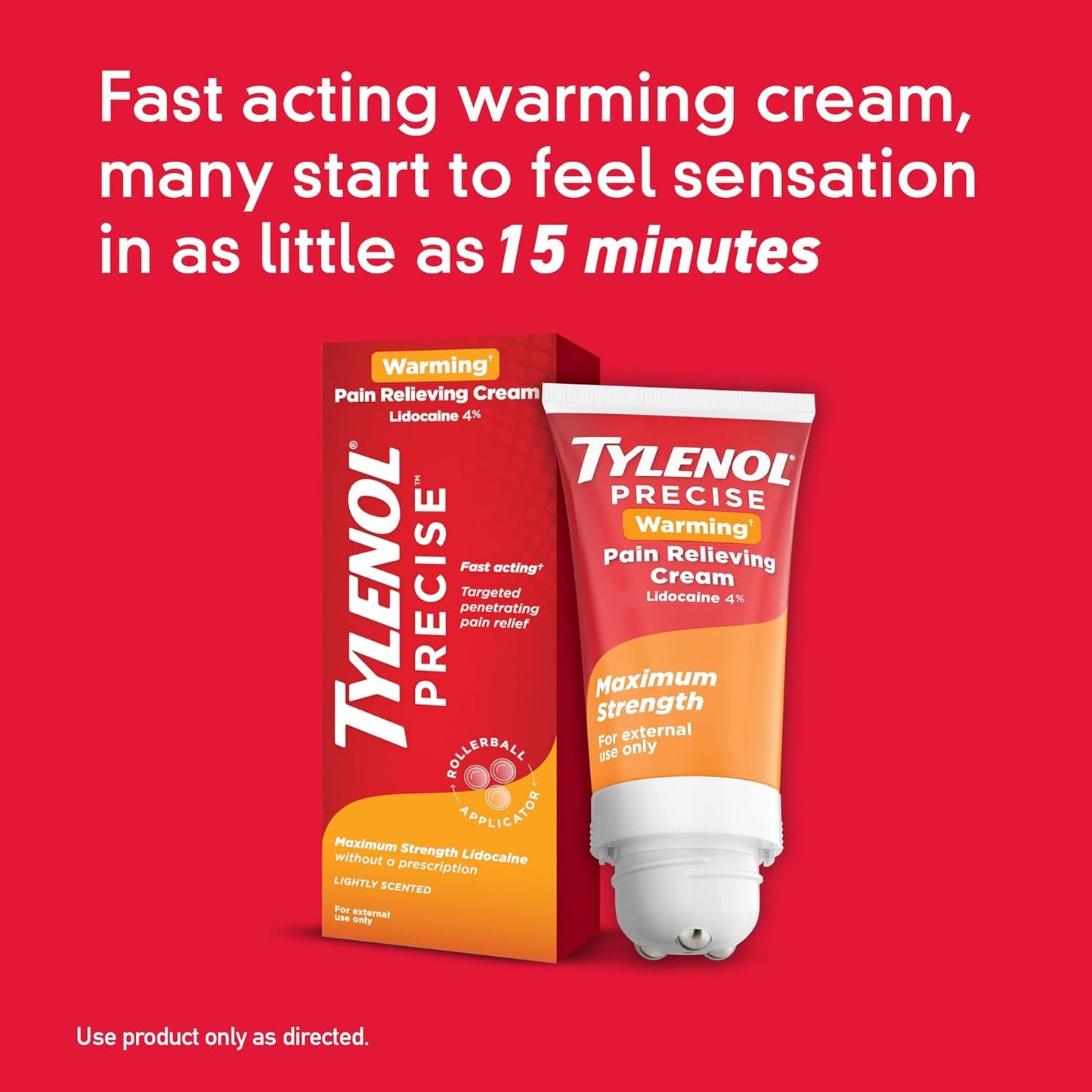 Precise Cooling Sensation Pain Relieving Cream, 4 oz