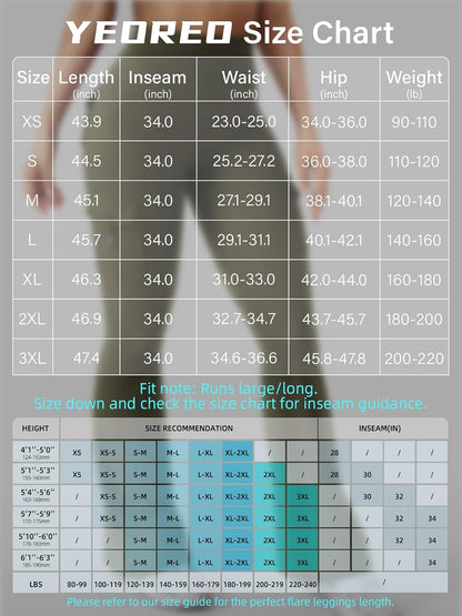 CoreFlex Women Workout Flare Leggings with Pockets Hidden Scrunch High Waisted Cargo Gym Yoga No Front Seam Leggings