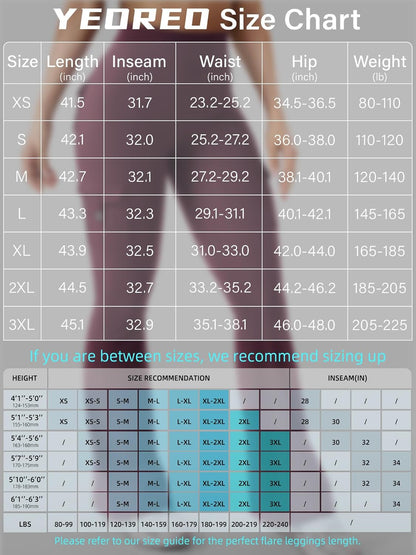CoreFlex Women Workout Flare Leggings with Pockets Hidden Scrunch High Waisted Cargo Gym Yoga No Front Seam Leggings