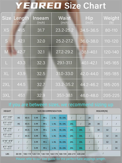 CoreFlex Women Workout Flare Leggings with Pockets Hidden Scrunch High Waisted Cargo Gym Yoga No Front Seam Leggings