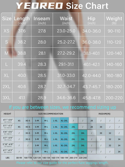 CoreFlex Women Workout Flare Leggings with Pockets Hidden Scrunch High Waisted Cargo Gym Yoga No Front Seam Leggings